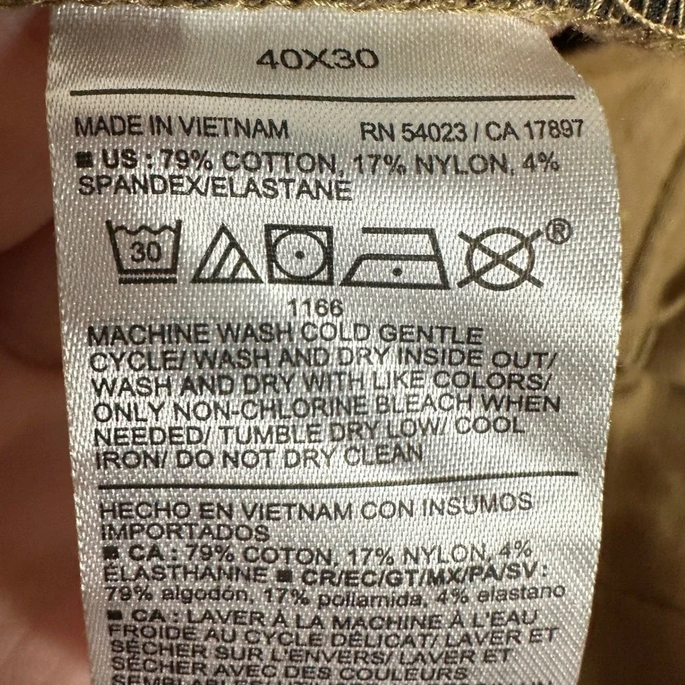 Old Navy Pants Mens 40X30 Tan Brown Ultimate Tech Slim Chino Quick Dry Stretch